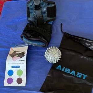 Plantar fasciitis ball and night splint